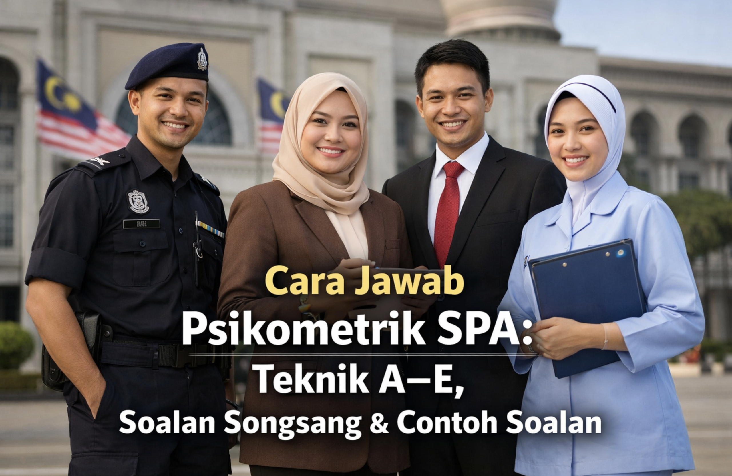 Cara Jawab Psikometrik SPA: Teknik A–E, Soalan Songsang & Contoh Soalan