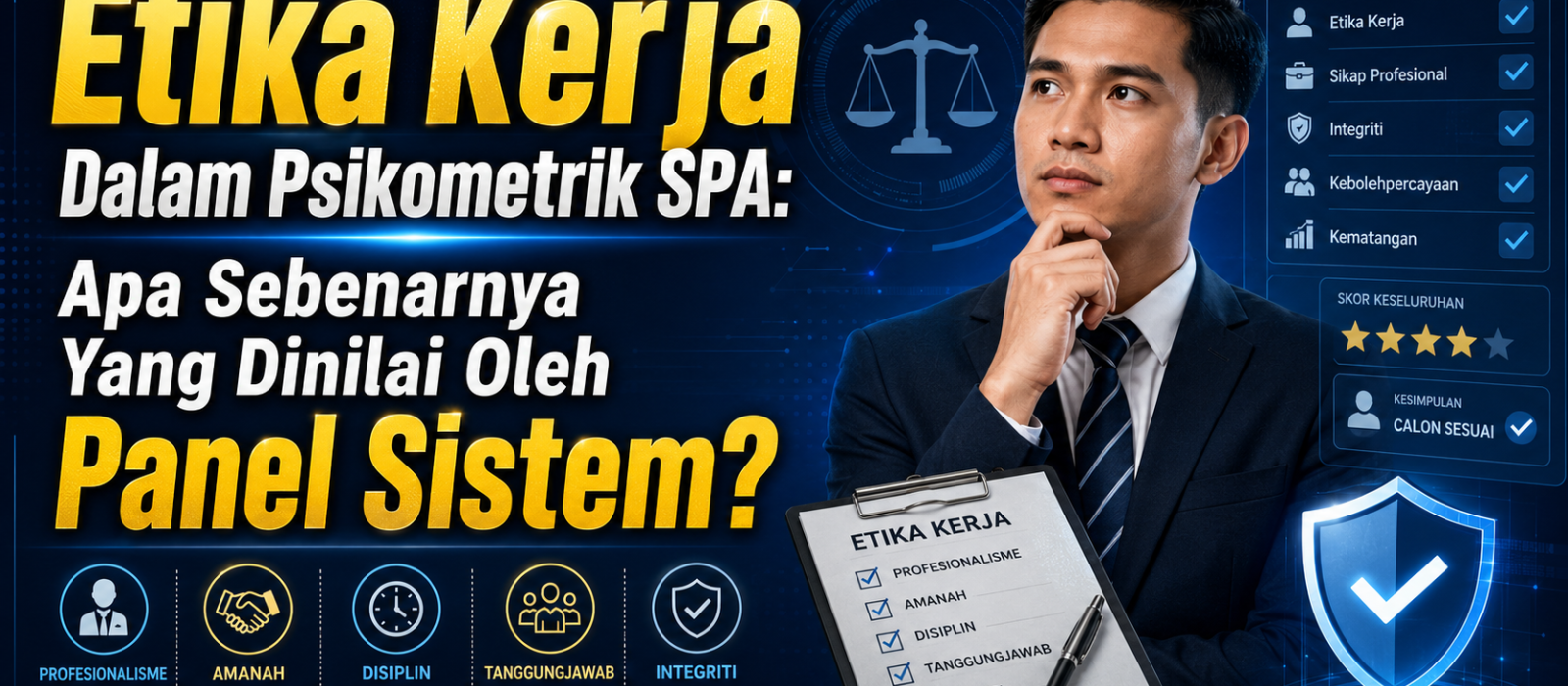 Etika Kerja Dalam Psikometrik SPA: Apa Sebenarnya Yang Dinilai Oleh Panel Sistem?
