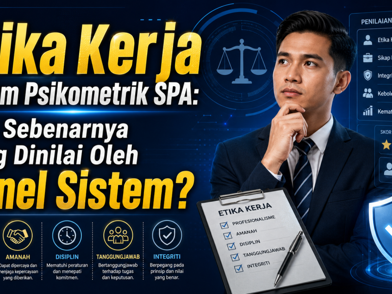 Etika Kerja Dalam Psikometrik SPA: Apa Sebenarnya Yang Dinilai Oleh Panel Sistem?