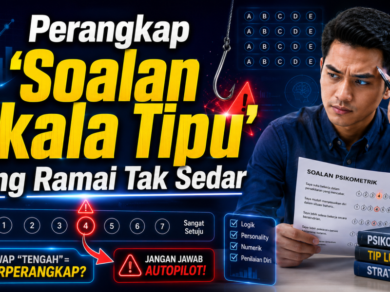 Soalan Psikometrik SPA Yang Selalu Gagalkan Calon: Perangkap ‘Soalan Skala Tipu’ Yang Ramai Tak Sedar