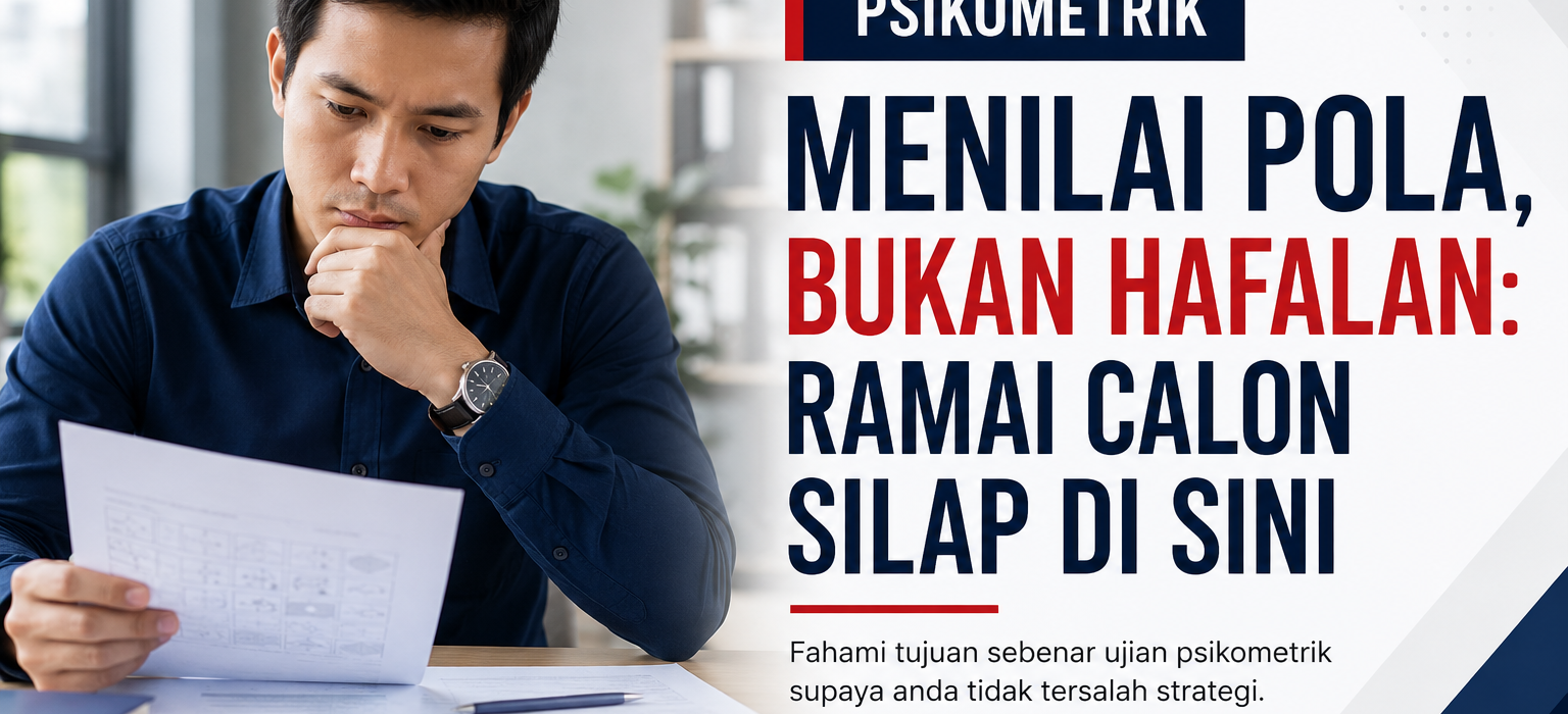 Psikometrik Menilai Pola, Bukan Hafalan: Ramai Calon Silap Di Sini