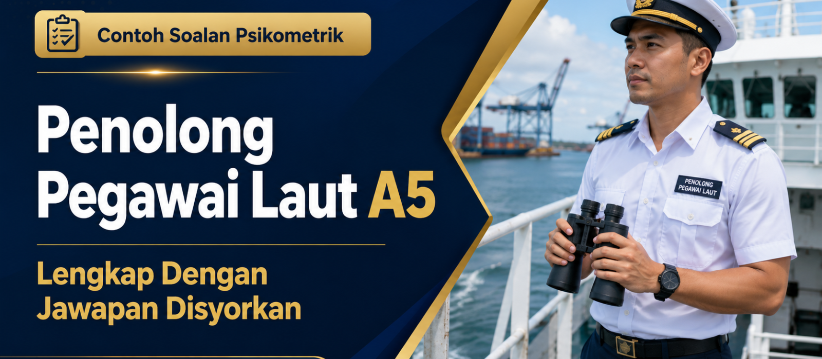 Contoh Soalan Psikometrik Penolong Pegawai Laut A5 Lengkap Dengan Jawapan Disyorkan