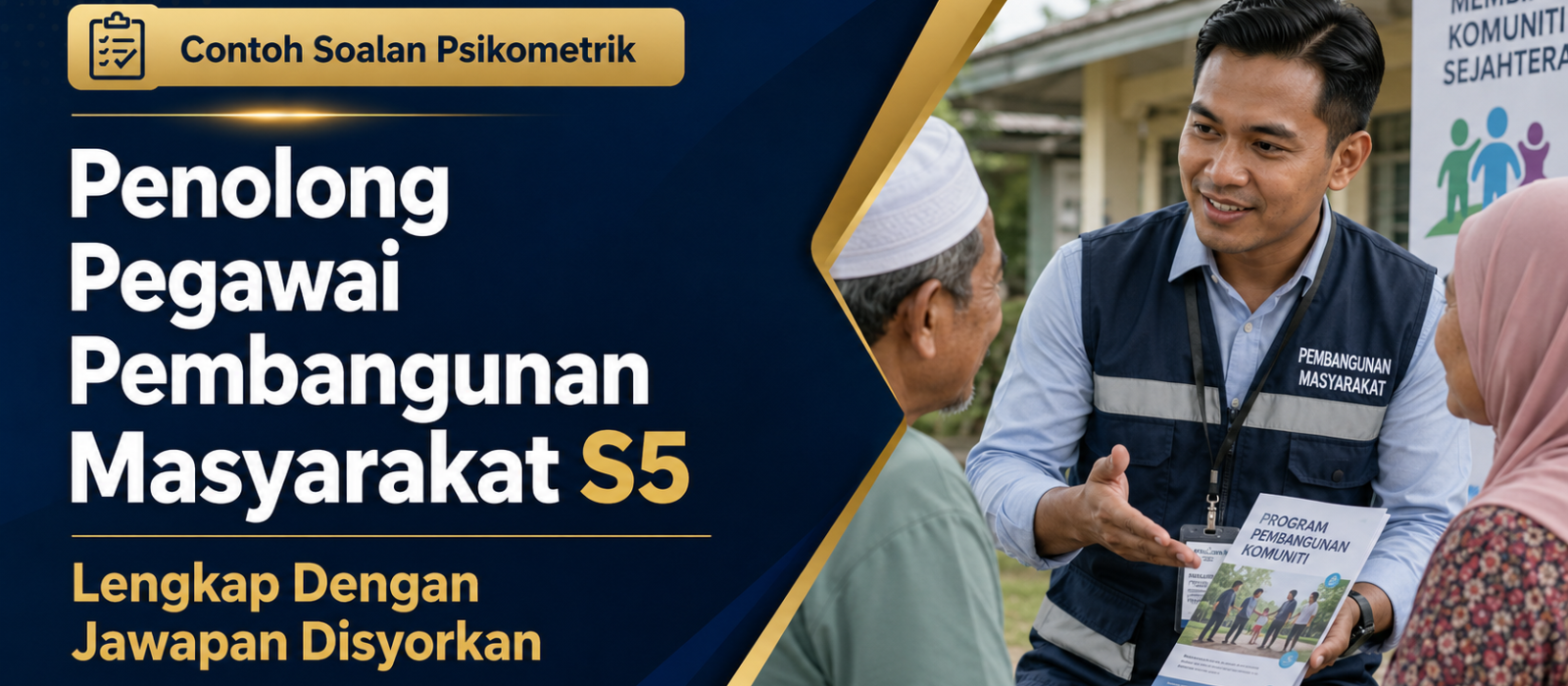 Contoh Soalan Psikometrik Penolong Pegawai Pembangunan Masyarakat S5 Lengkap Dengan Jawapan Disyorkan