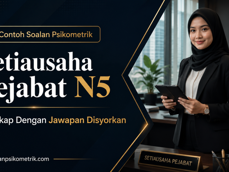 Contoh Soalan Psikometrik Setiausaha Pejabat N5 Lengkap Dengan Jawapan Disyorkan