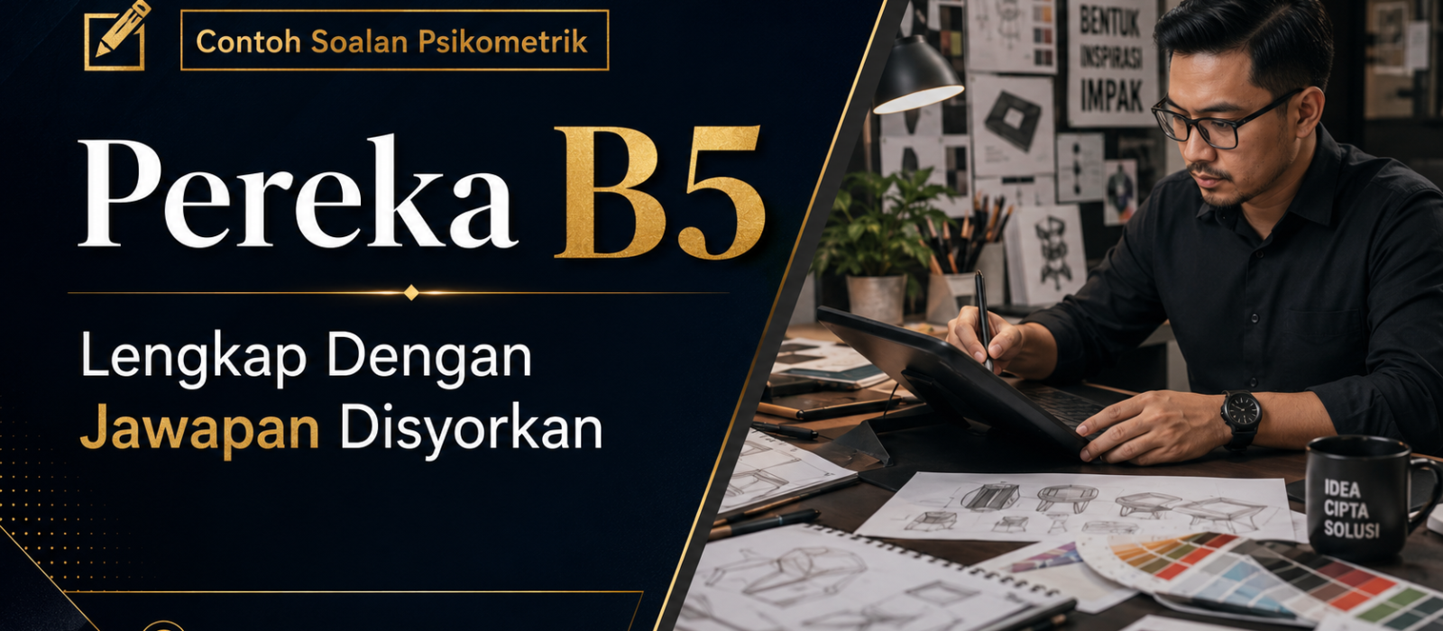 Contoh Soalan Psikometrik Pereka B5 Lengkap Dengan Jawapan Disyorkan