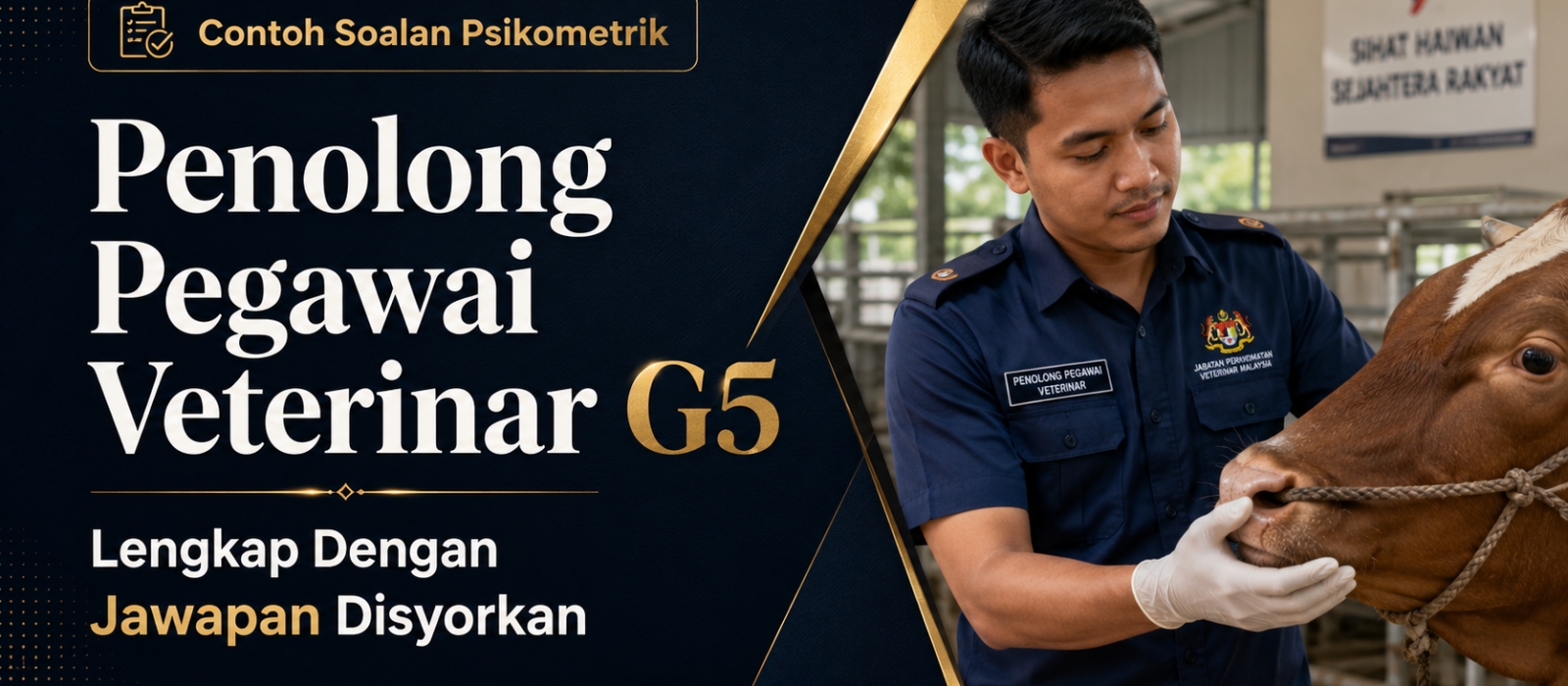Contoh Soalan Psikometrik Penolong Pegawai Veterinar G5 Lengkap Dengan Jawapan Disyorkan