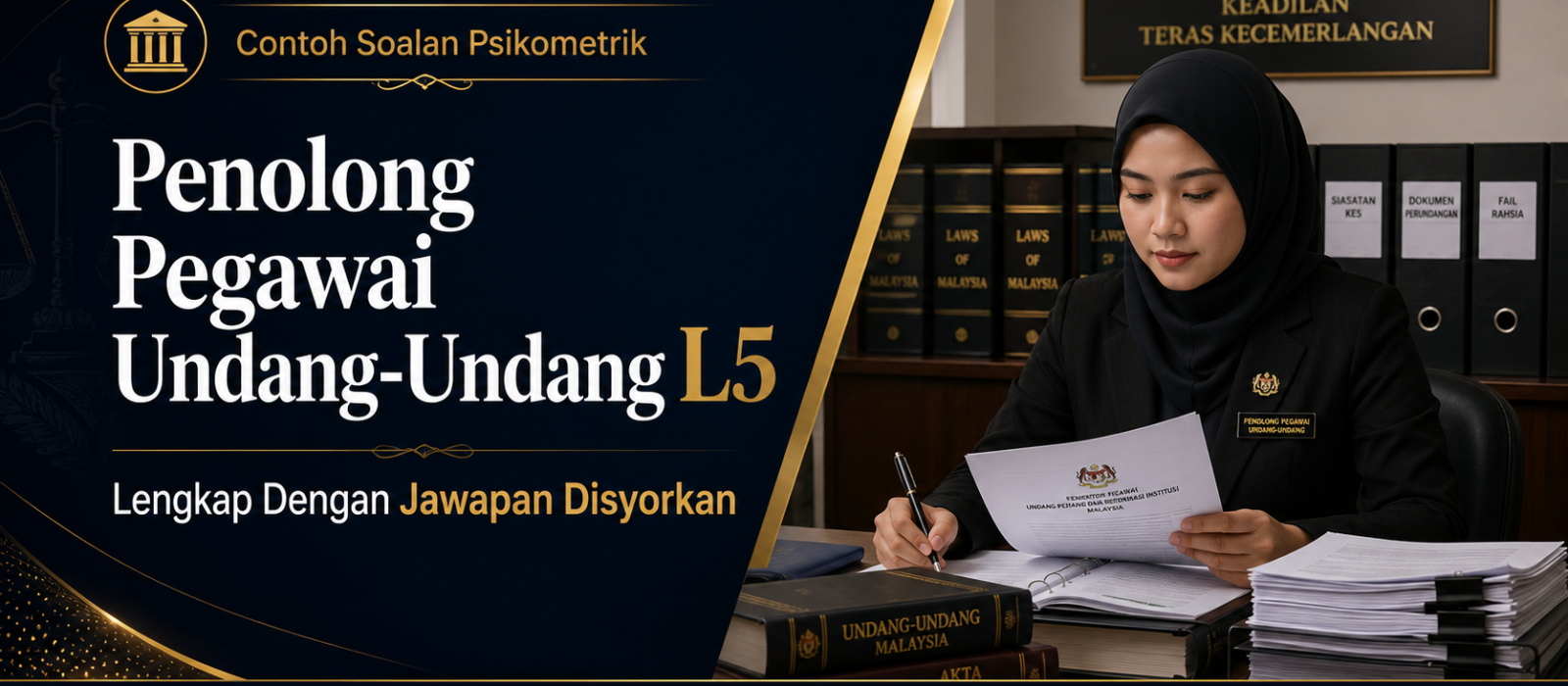 Contoh Soalan Psikometrik Penolong Pegawai Undang-Undang L5 Lengkap Dengan Jawapan Disyorkan