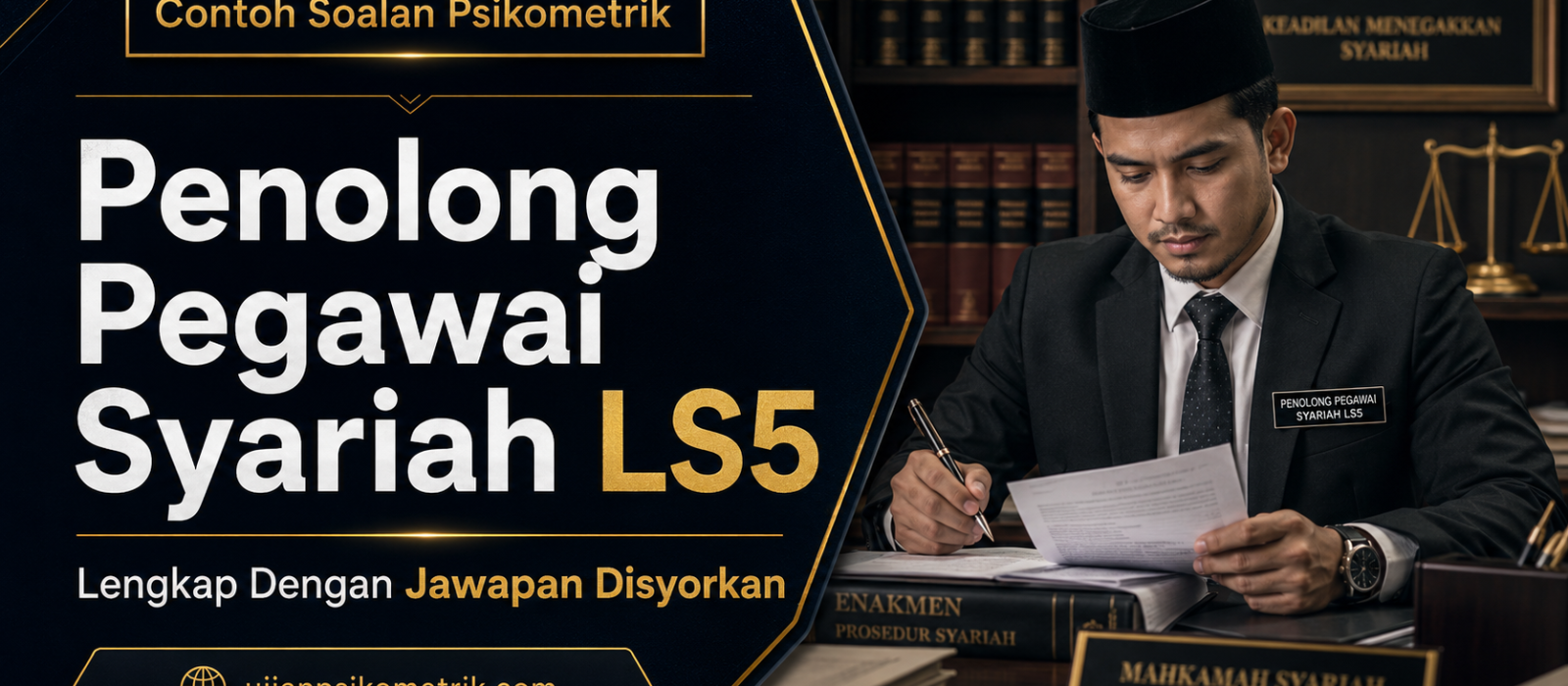Contoh Soalan Psikometrik Penolong Pegawai Syariah LS5 Lengkap Dengan Jawapan Disyorkan