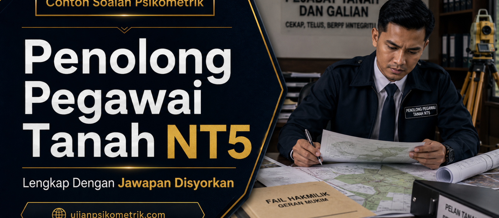 Contoh Soalan Psikometrik Penolong Pegawai Tanah NT5 Lengkap Dengan Jawapan Disyorkan