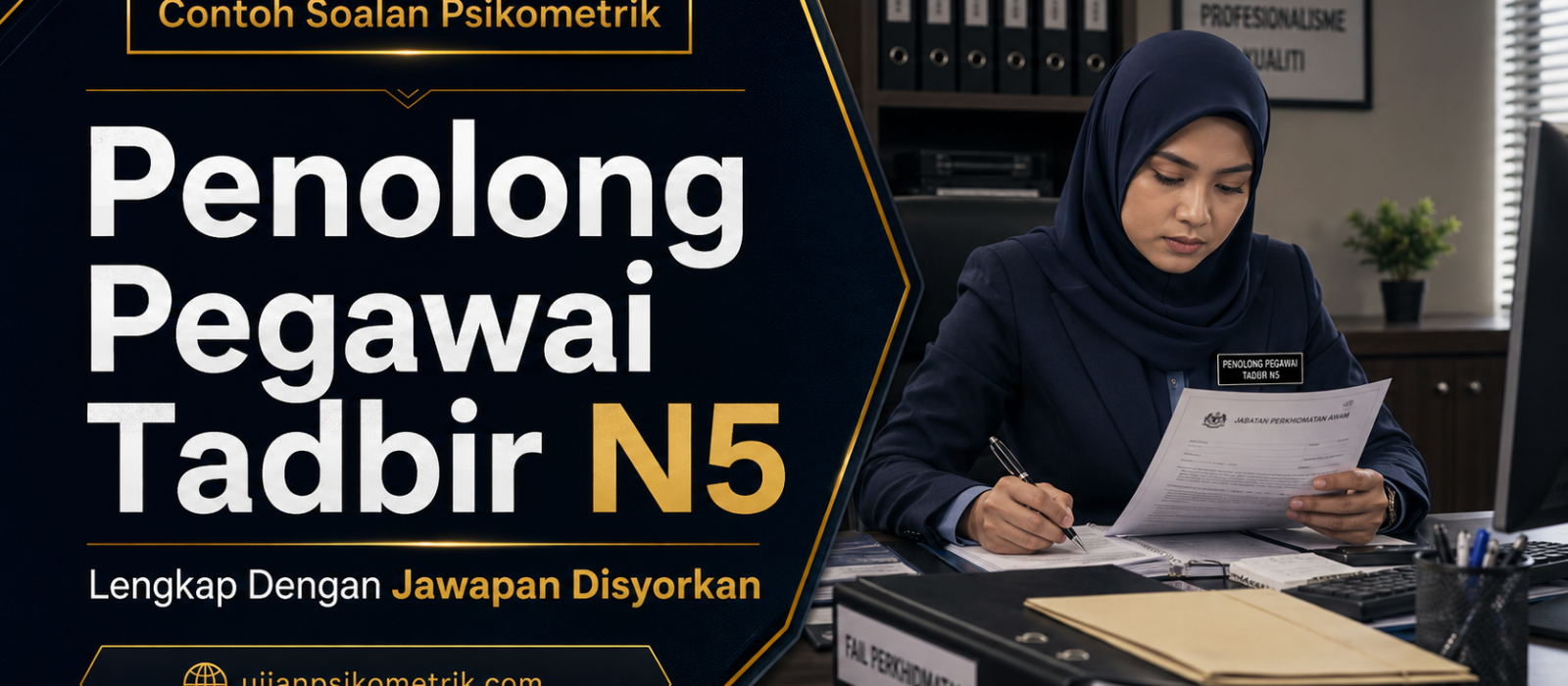 Contoh Soalan Psikometrik Penolong Pegawai Tadbir N5 Lengkap Dengan Jawapan Disyorkan