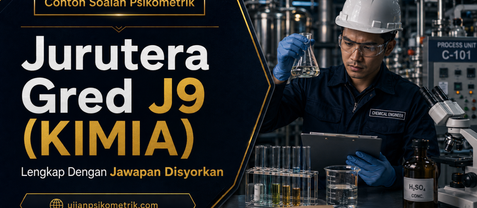 Contoh Soalan Psikometrik Jurutera Gred J9 (KIMIA) Lengkap Dengan Jawapan Disyorkan