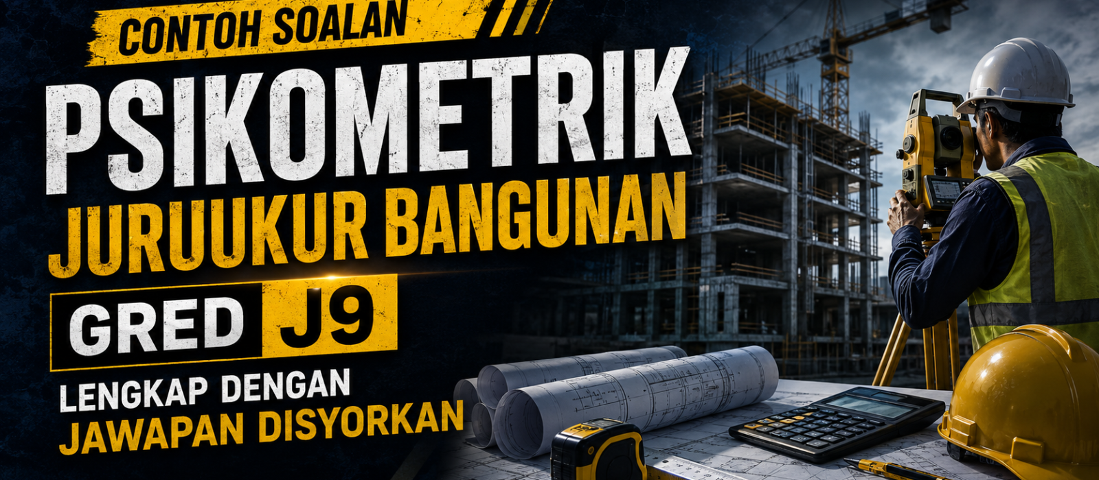 Contoh Soalan Psikometrik Juruukur Bangunan Gred J9 Lengkap Dengan Jawapan Disyorkan