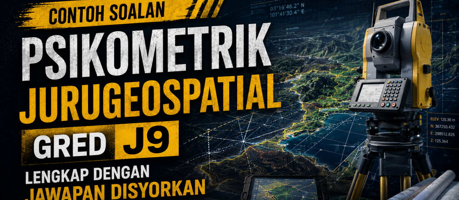 Contoh Soalan Psikometrik Jurugeospatial Gred J9 Lengkap Dengan Jawapan Disyorkan