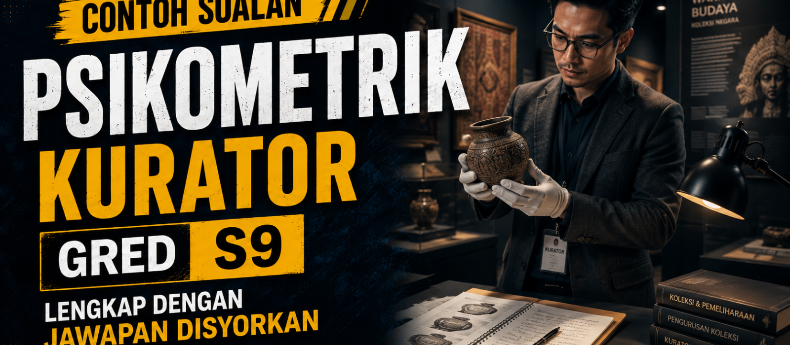 Contoh Soalan Psikometrik Kurator Gred S9 Lengkap Dengan Jawapan Disyorkan