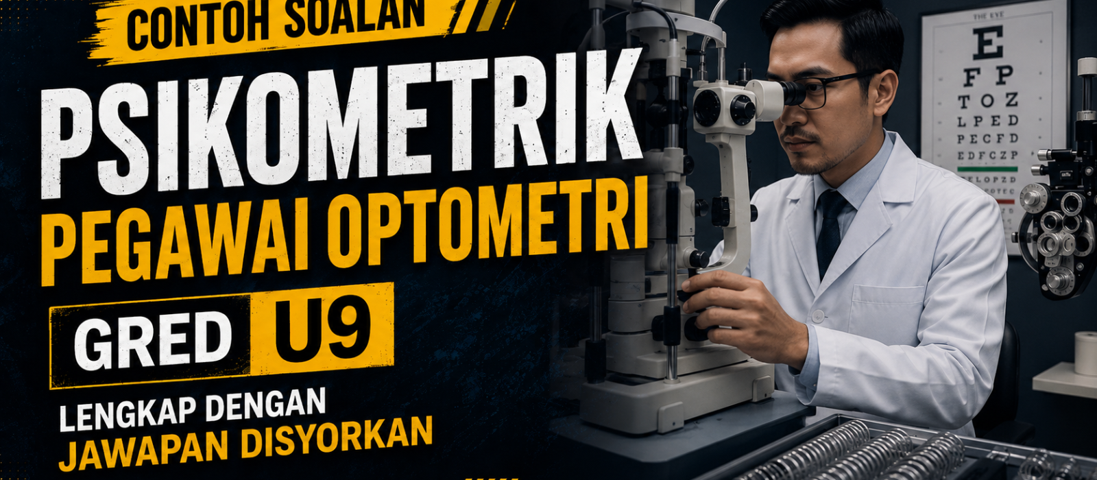 Contoh Soalan Psikometrik Pegawai Optometri Gred U9 Lengkap Dengan Jawapan Disyorkan
