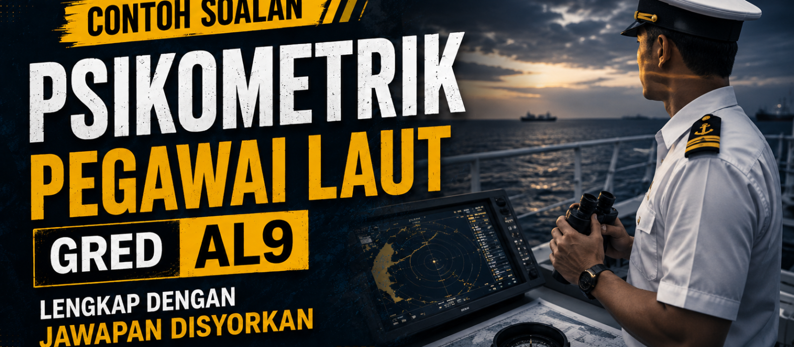 Contoh Soalan Psikometrik Pegawai Laut Gred AL9 Lengkap Dengan Jawapan Disyorkan