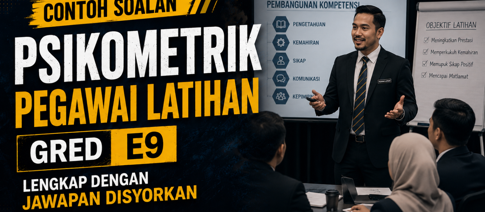 Contoh Soalan Psikometrik Pegawai Latihan Gred E9 Lengkap Dengan Jawapan Disyorkan
