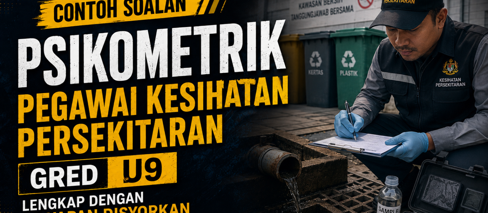 Contoh Soalan Psikometrik Pegawai Kesihatan Persekitaran Gred U9 Lengkap Dengan Jawapan Disyorkan