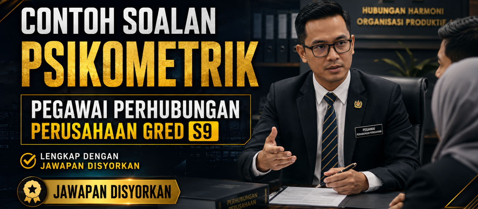 Contoh Soalan Psikometrik Pegawai Perhubungan Perusahaan Gred S9 Lengkap Dengan Jawapan Disyorkan