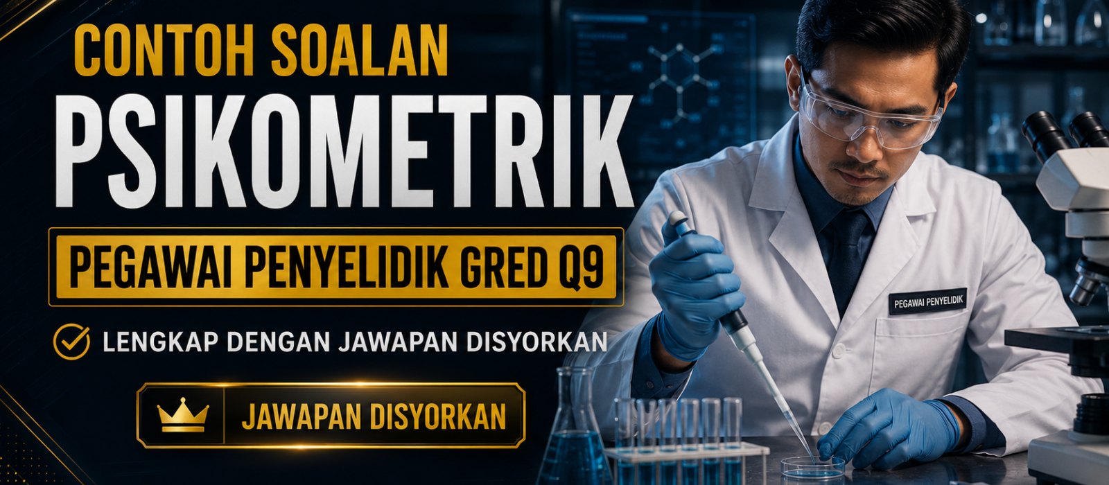 Contoh Soalan Psikometrik Pegawai Penyelidik Gred Q9 Lengkap Dengan Jawapan Disyorkan