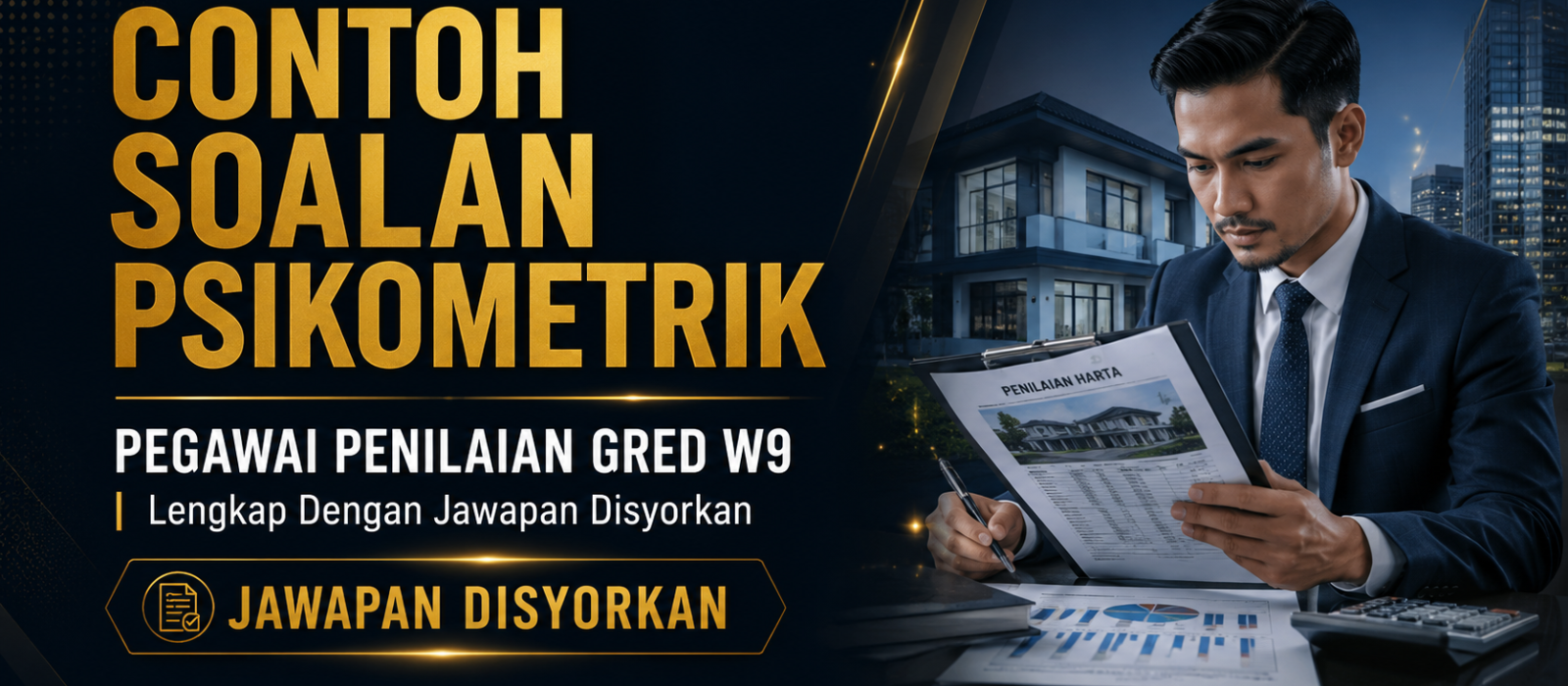 Contoh Soalan Psikometrik Pegawai Penilaian Gred W9 Lengkap Dengan Jawapan Disyorkan