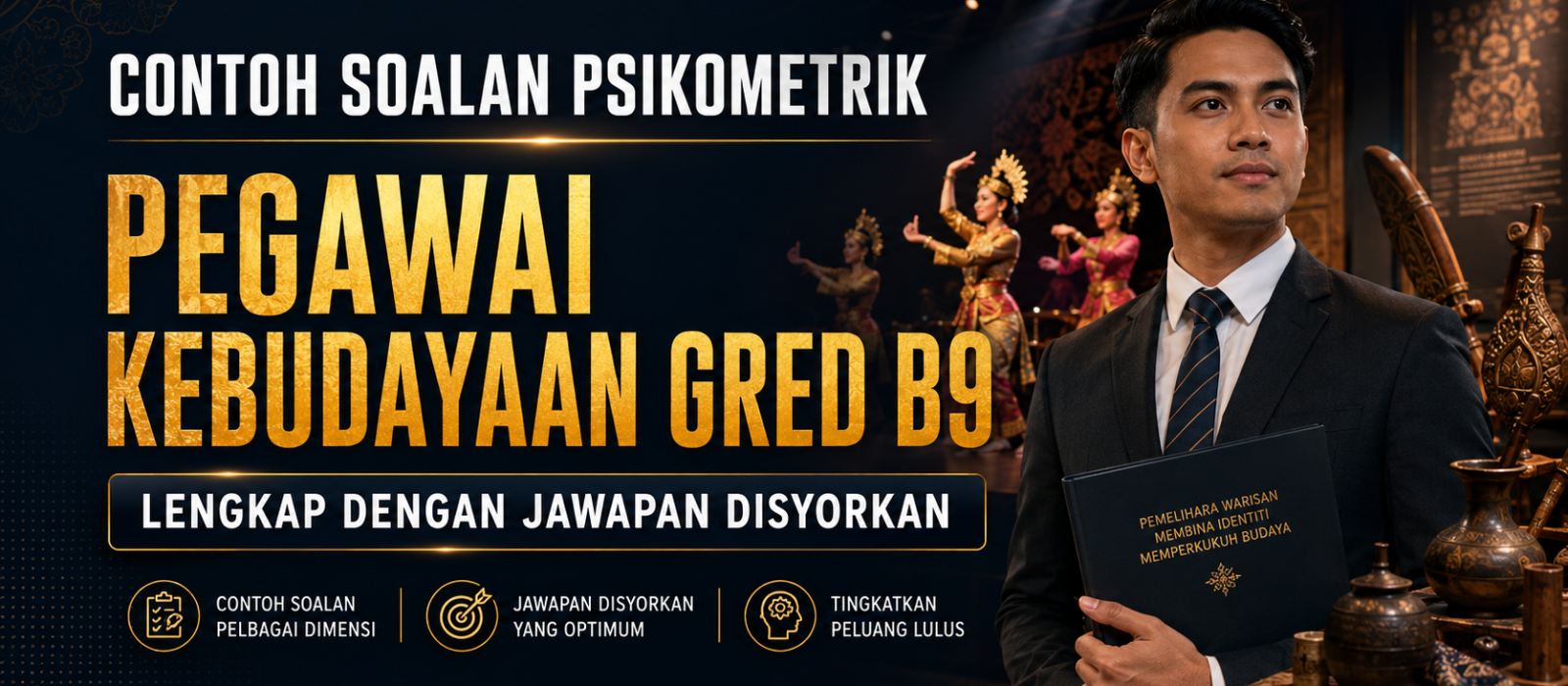 Contoh Soalan Psikometrik Pegawai Kebudayaan Gred B9 Lengkap Dengan Jawapan Disyorkan