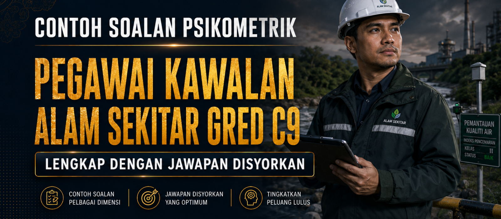 Contoh Soalan Psikometrik Pegawai Kawalan Alam Sekitar Gred C9 Lengkap Dengan Jawapan Disyorkan