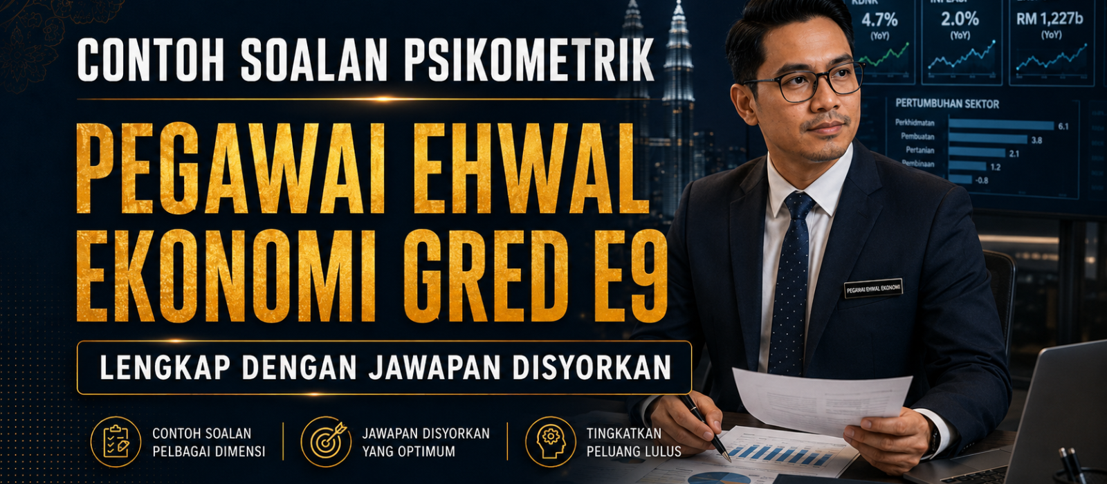 Contoh Soalan Psikometrik Pegawai Ehwal Ekonomi Gred E9 Lengkap Dengan Jawapan Disyorkan
