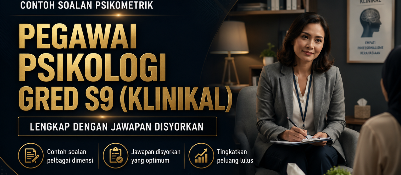 Contoh Soalan Psikometrik Pegawai Psikologi Gred S9 (Klinikal) Lengkap Dengan Jawapan Disyorkan