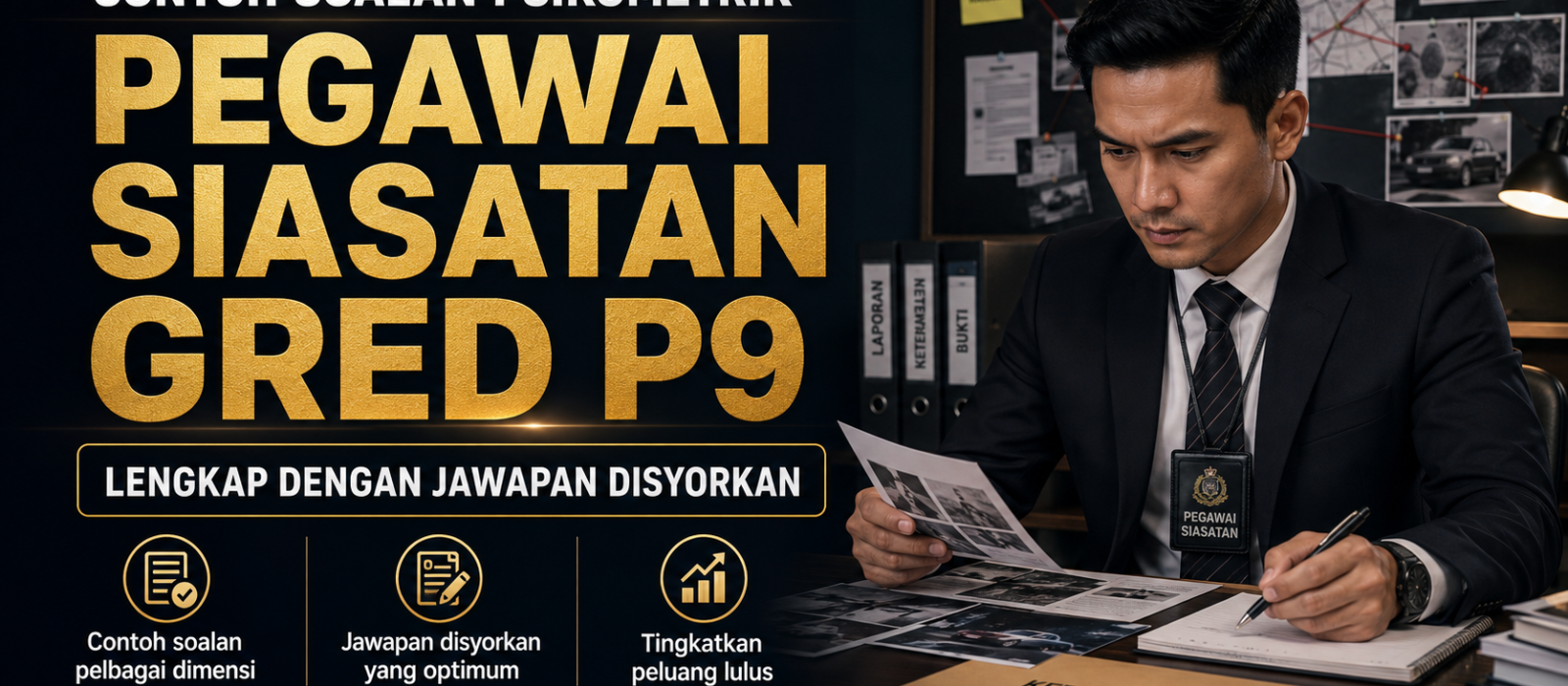 Contoh Soalan Psikometrik Pegawai Siasatan Gred P9 Lengkap Dengan Jawapan Disyorkan