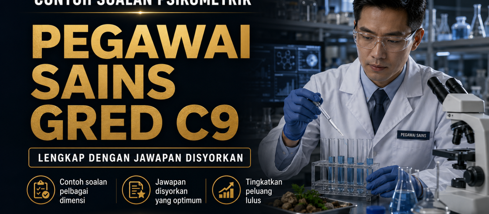 Contoh Soalan Psikometrik Pegawai Sains Gred C9 Lengkap Dengan Jawapan Disyorkan