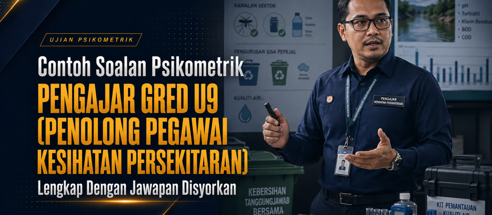 Contoh Soalan Psikometrik Pengajar Gred U9 (Penolong Pegawai Kesihatan Persekitaran) Lengkap Dengan Jawapan Disyorkan