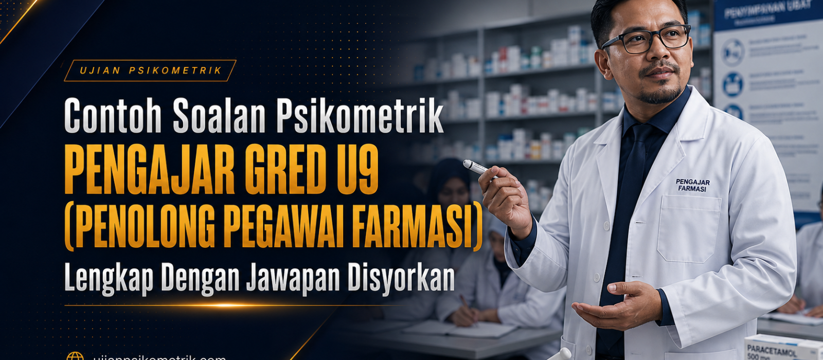 Contoh Soalan Psikometrik Pengajar Gred U9 (Penolong Pegawai Farmasi) Lengkap Dengan Jawapan Disyorkan