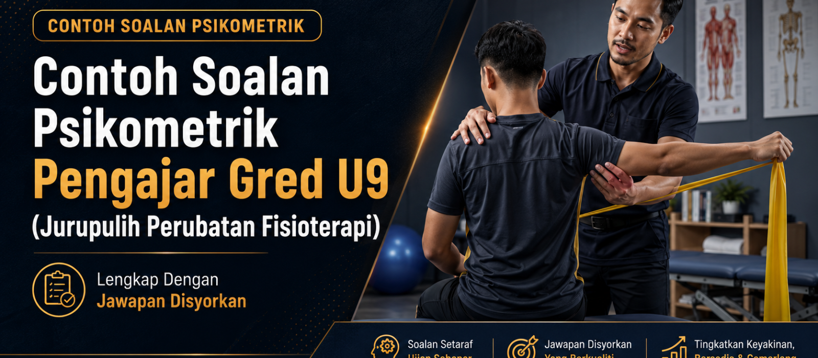 Contoh Soalan Psikometrik Pengajar Gred U9 (Jurupulih Perubatan Fisioterapi) Lengkap Dengan Jawapan Disyorkan