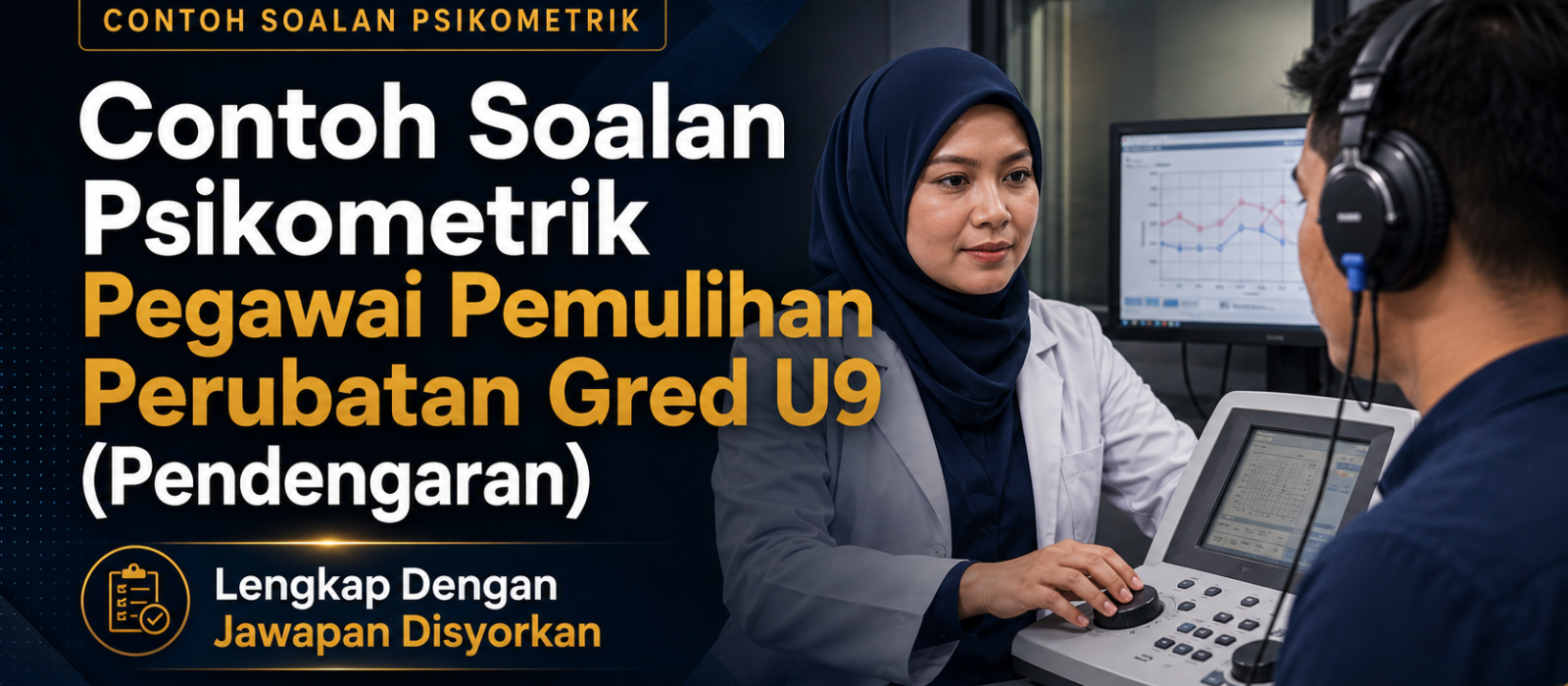 Contoh Soalan Psikometrik Pegawai Pemulihan Perubatan Gred U9 (Pendengaran) Lengkap Dengan Jawapan Disyorkan