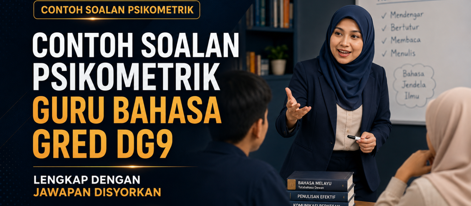 Contoh Soalan Psikometrik Guru Bahasa Gred DG9 Lengkap Dengan Jawapan Disyorkan