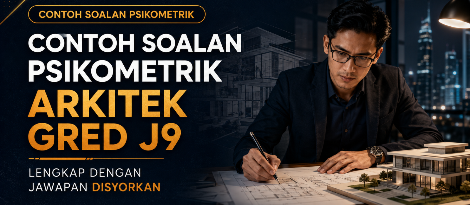 Contoh Soalan Psikometrik Arkitek Gred J9 Lengkap Dengan Jawapan Disyorkan