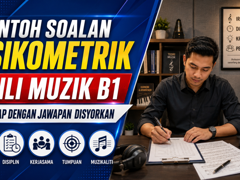 Contoh Soalan Psikometrik Ahli Muzik B1 Lengkap Dengan Jawapan Disyorkan