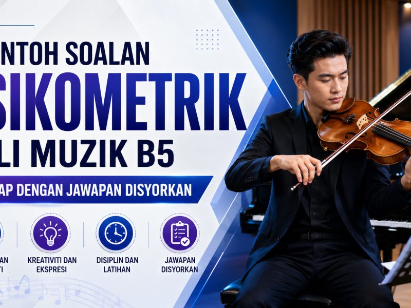Contoh Soalan Psikometrik Ahli Muzik B5 Lengkap Dengan Jawapan Disyorkan