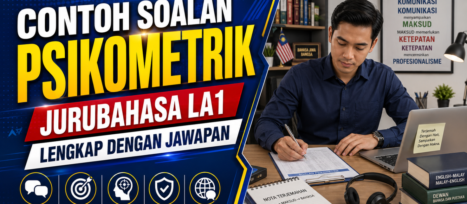 Contoh Soalan Psikometrik Jurubahasa LA1 Lengkap Dengan Jawapan Disyorkan