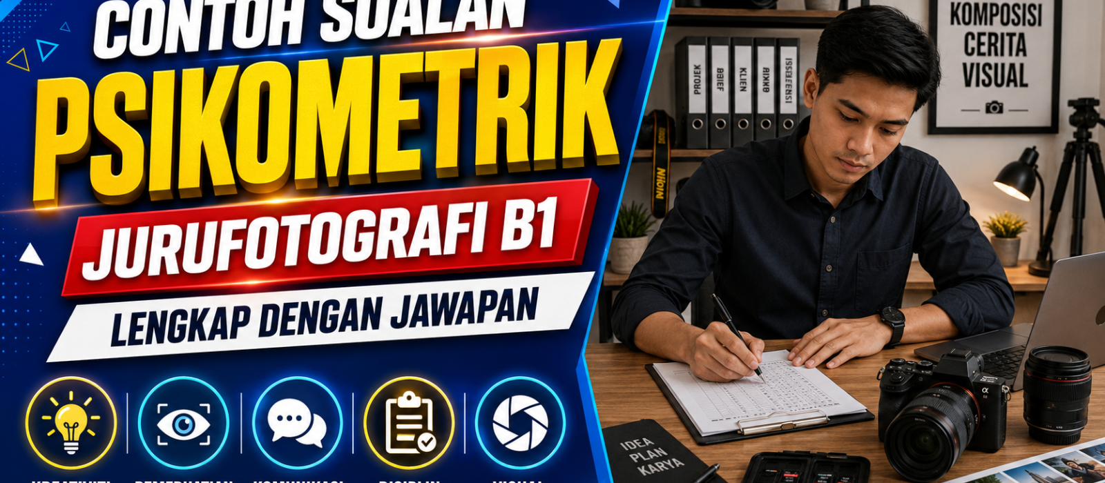 Contoh Soalan Psikometrik Jurufotografi B1, Ini Antara Soalan Perangkap Calon PSEE