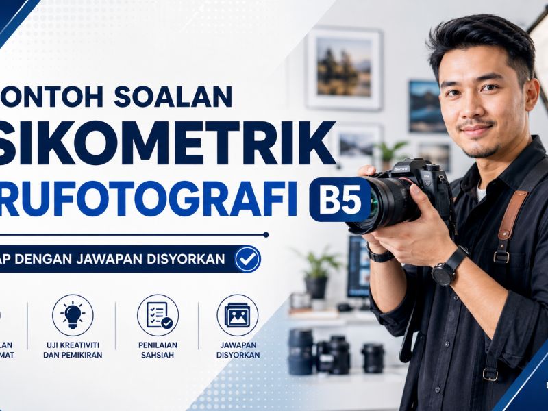 Contoh Soalan Psikometrik Jurufotografi B5 Lengkap Dengan Jawapan Disyorkan