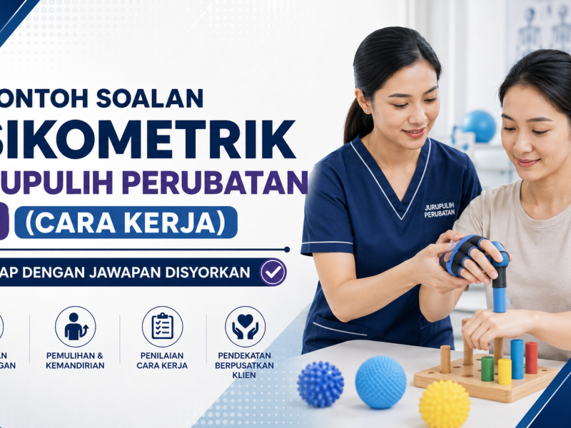 Contoh Soalan Psikometrik Jurupulih Perubatan U5 (Cara Kerja) Lengkap Dengan Jawapan Disyorkan