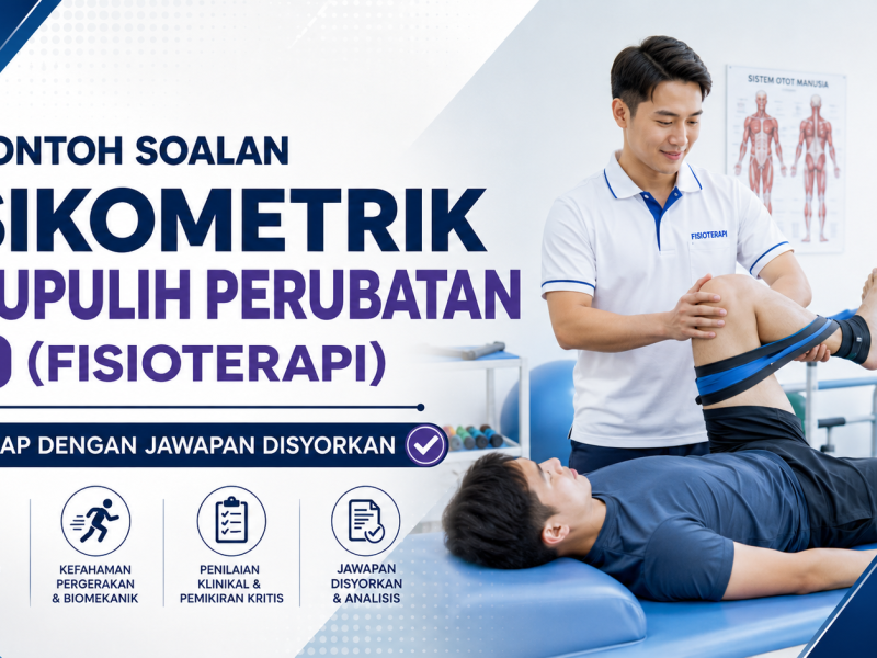 Contoh Soalan Psikometrik Jurupulih Perubatan U5 (Fisioterapi) Lengkap Dengan Jawapan Disyorkan