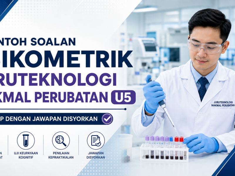 Contoh Soalan Psikometrik Juruteknologi Makmal Perubatan U5 Lengkap Dengan Jawapan Disyorkan