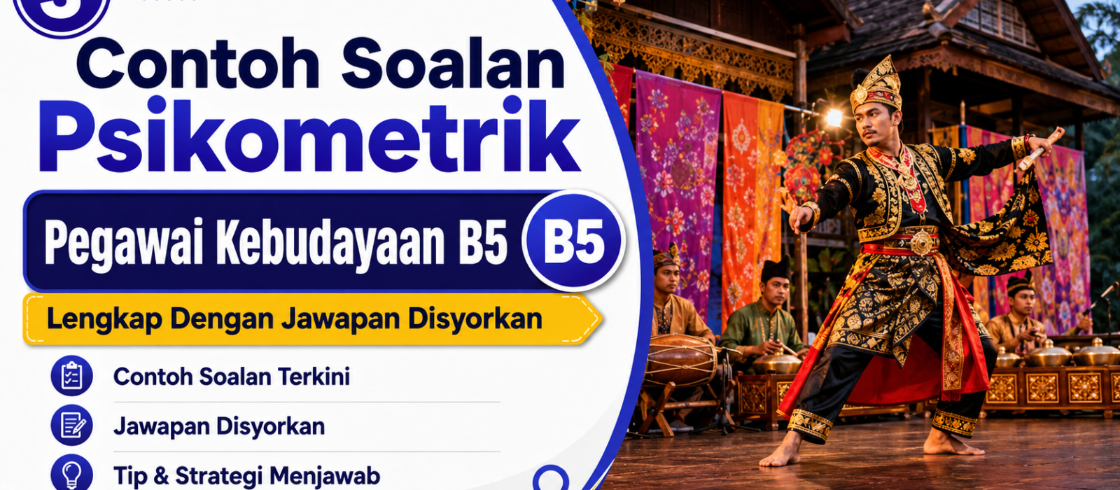 Contoh Soalan Psikometrik Pegawai Kebudayaan B5 Lengkap Dengan Jawapan Disyorkan