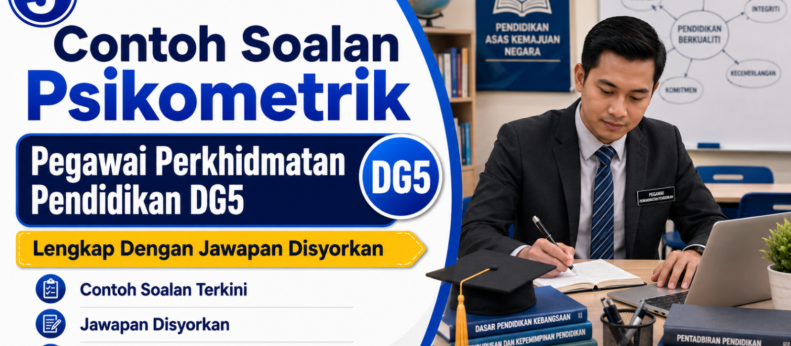 Contoh Soalan Psikometrik Pegawai Perkhidmatan Pendidikan DG5 Lengkap Dengan Jawapan Disyorkan