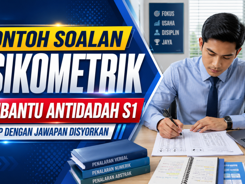Contoh Soalan Psikometrik Pembantu Antidadah S1 Lengkap Dengan Jawapan Disyorkan