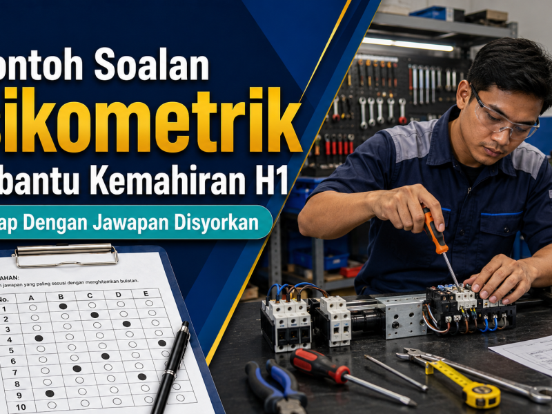Contoh Soalan Psikometrik Pembantu Kemahiran H1 Lengkap Dengan Jawapan Disyorkan