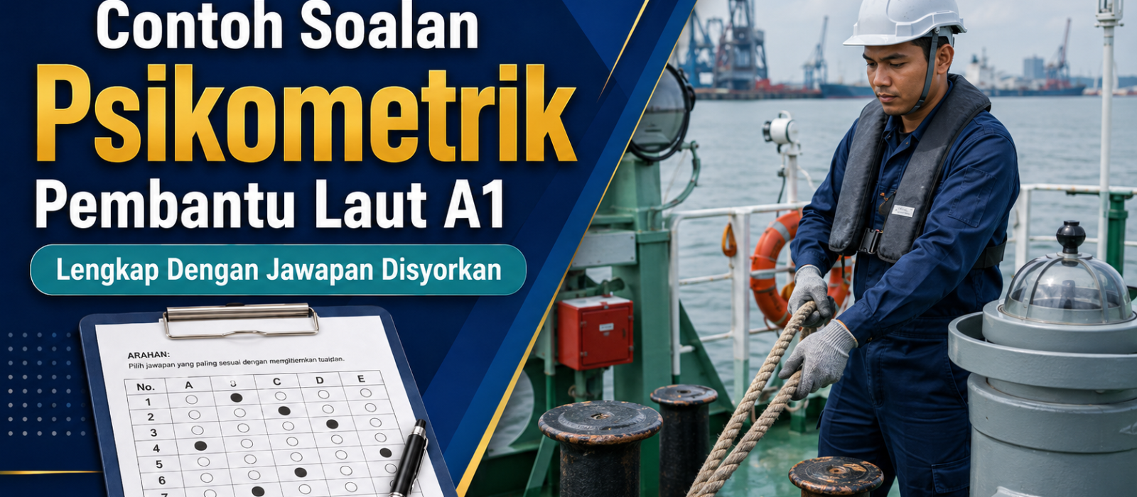 Contoh Soalan Psikometrik Pembantu Laut A1 Lengkap Dengan Jawapan Disyorkan